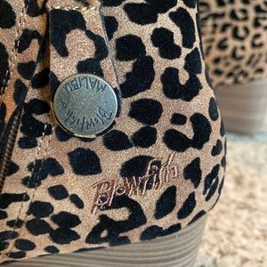 Blowfish wedge booties